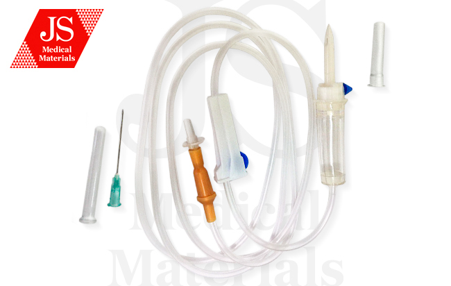 Система переливання інфузійних розчинів (з пласт.голкою) JS